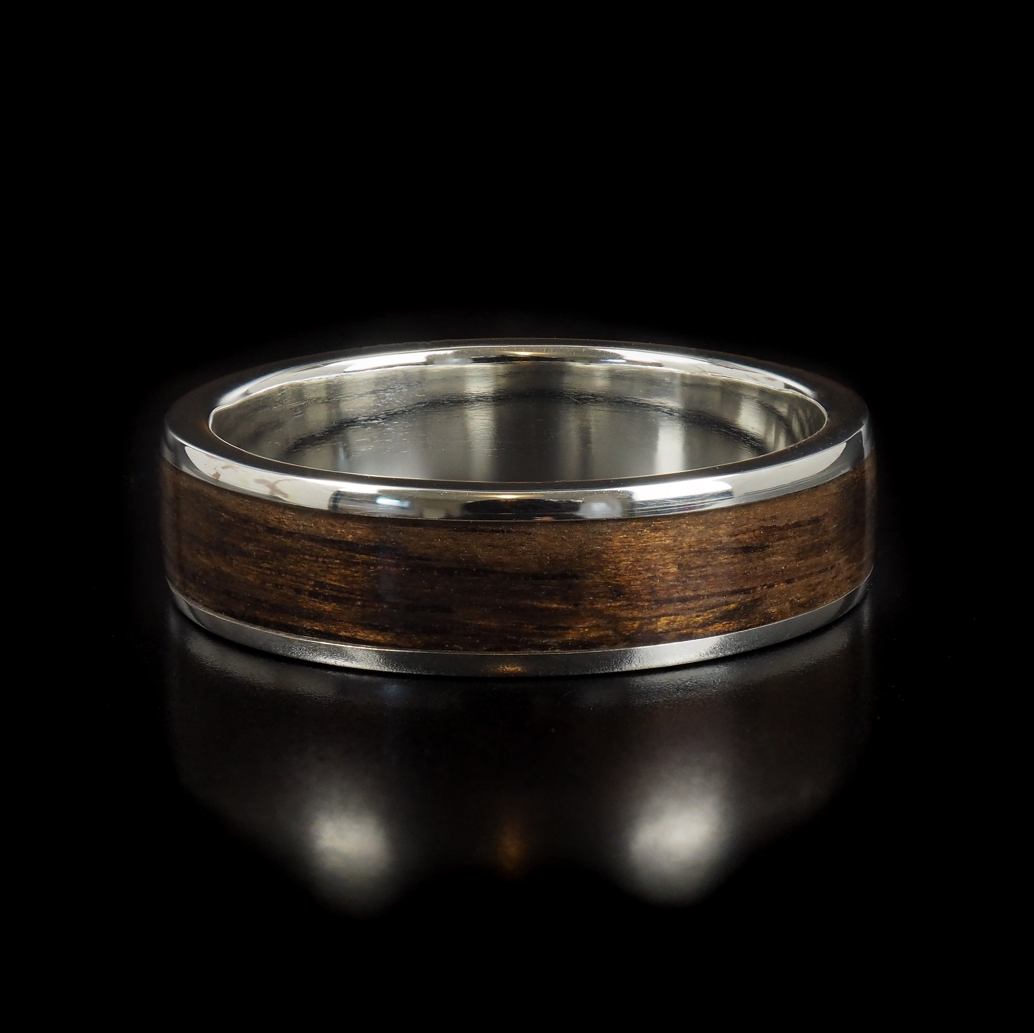 Wooden Ring feat Tulip hotsell Wood, Silver and Bismuth Inlays. BentWood Ring.100% Handmade.Wooden Band.Wedding ring.Wedding band. Men Ring